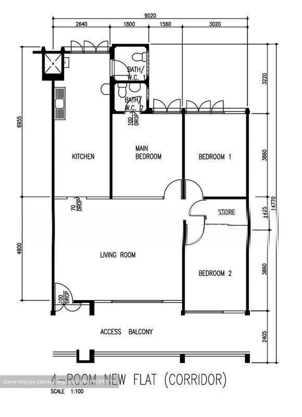 Blk 308 Hong Kah Green (Bukit Batok), HDB 4 Rooms #633431601